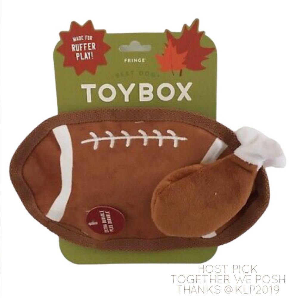🆕 Fringe Turkeys & Touchdowns Dog Toy
